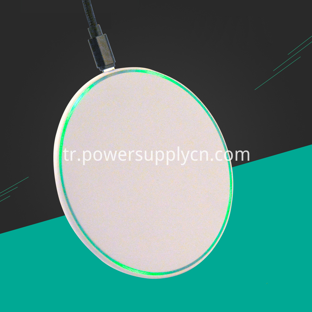6 49mm Ultrathin Qi Hızlı Kablosuz Şarj Cihazı 10w 6 49mm Ultrathin Qi Fast Wireless Charger 10w